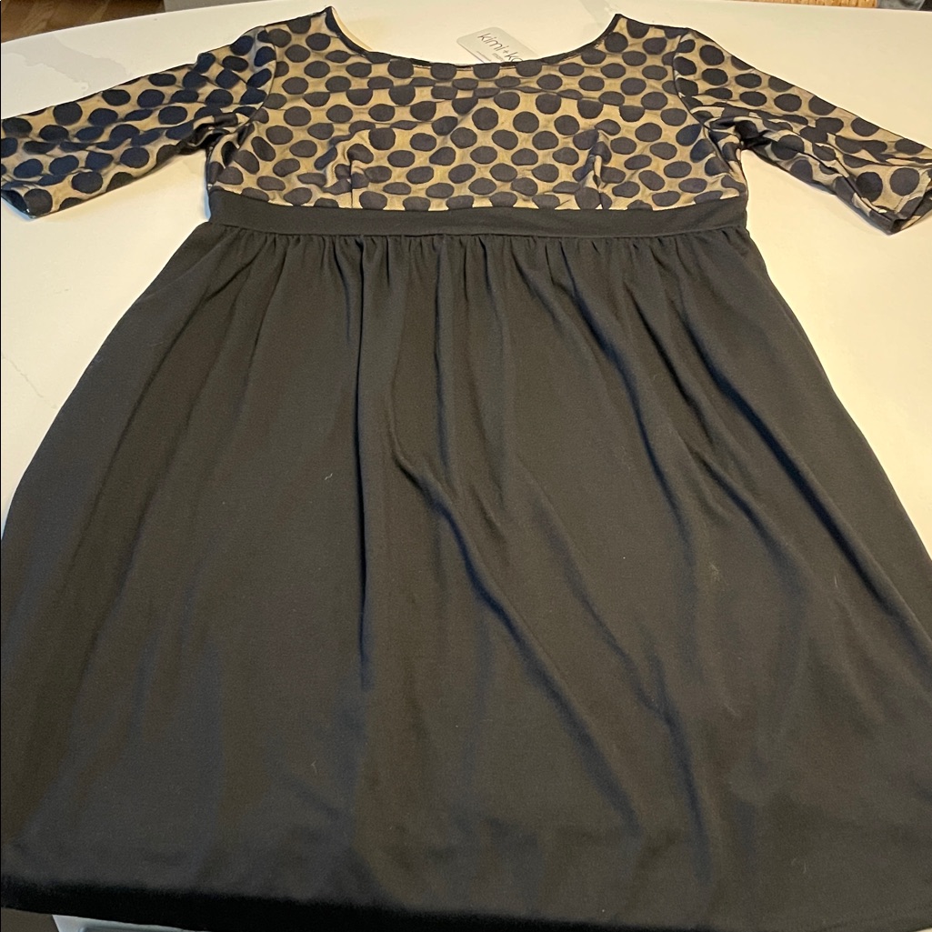 Kimi And Kai Maternity Midi Dress L Polkadot